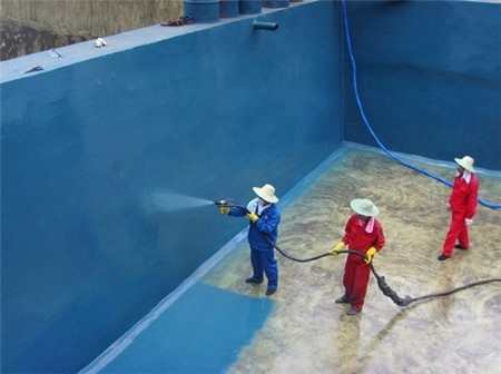 游泳池，污水池聚脲噴涂